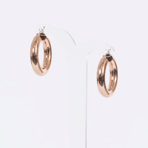 Rose Rounded Hoop Earrings - Super Amazing