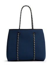 Load image into Gallery viewer, Prene The Sorrento Bag Navy Blue Neoprene Tote Bag
