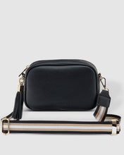 Load image into Gallery viewer, Jacinta Metallic Black Crossbody Bag
