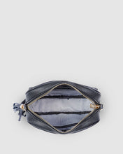 Load image into Gallery viewer, Jacinta Metallic Black Crossbody Bag
